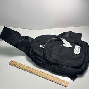 Black Crossbody Sling Bag  never used great storage
